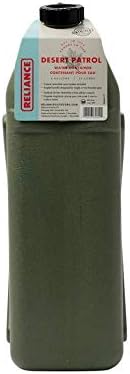 Reliance Products Desert Patrol 6 Gallon Rigid Water Container, Green , 14.8 Inch x 6.3 Inch x 19.0 Inch
