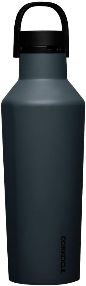 Corkcicle Insulated Canteen Travel Water Bottle, Triple Insulated Stainless Steel, Easy Grip Straw Mouth, Keeps Beverages Cold for 25 Hours or Warm for 12 Hours, 32 oz, Rucksack