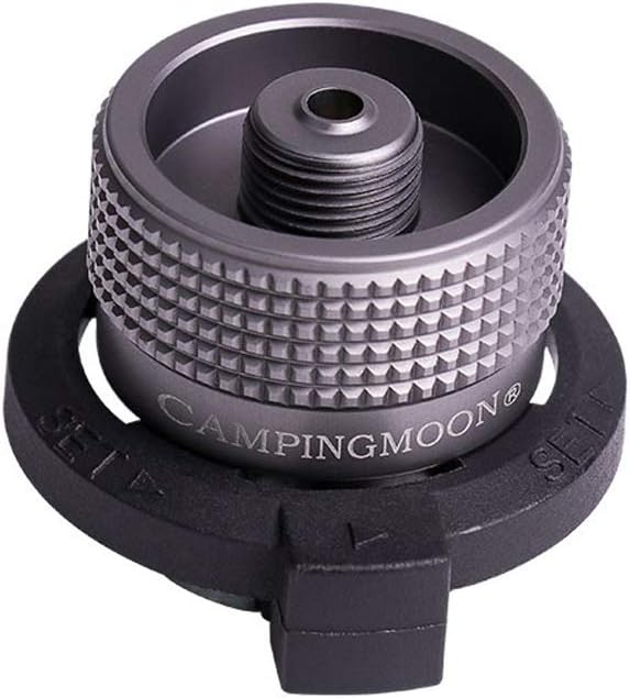 Campingmoon Gas Canister Refill Adapter, Portable Outdoor Gas Saver Lindal Valve Canister Shifter, Camping Canister Vent Valve, Z15