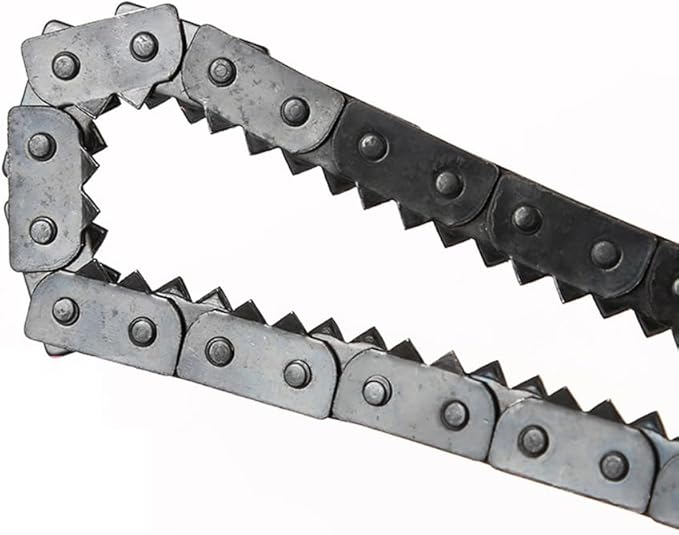 21" Pocket Chainsaw With Handles Survival Saw - Pocket Saw Folding Hand Saw Chain Portable Hand Saw Rope Saw for Trees with Bag Cutting Teeth Camping Saw Folding Wood Saw Hunting Saws