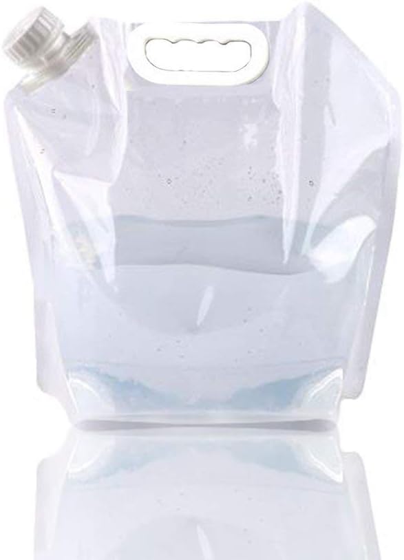 Collapsible Emergency Water Jug Container Bag, Freezable, BPA Free Plastic Water Carrier Tank, Outdoor Folding Water Bag for Sport Camping Riding Mountaineer Backoacking, Food Grade
