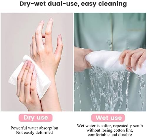 50 Pieces Compressed Towels Tablets, Portable Disposable Cotton Hypoallergenic Dehydrated Expandable Compressed Face Towels Travel Washcloths Coin Tissues for Home Beauty and Outdoors Hiking Camping