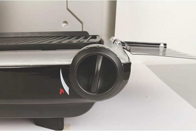 Coleman Tabletop 2-in-1 Grill & Stove with 2 Adjustable Burners, Propane Grill/Stove with Push-Button Starter, Wind Guards, Grease Tray, & 20,000 BTUs of Power for Camping, Tailgating, & More
