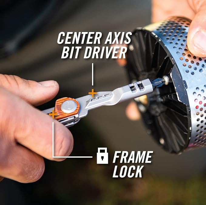 Gerber Gear Armbar Slim Drive, Pocket Knife Multitool with Screwdriver, Onyx
