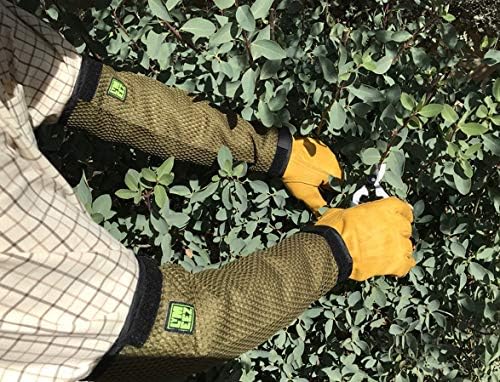 3D Mesh Tick Repelling Arm Gaiters for Gardening
