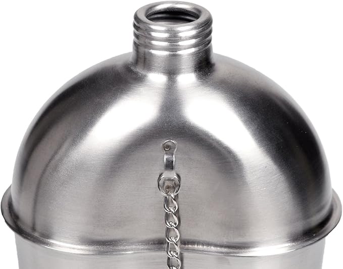 Goetland Stainless Steel WWII US Army Canteen Water Bottler Military Canteen Kit 1QT with 0.5QT Cup Nylon Pouch G.I.