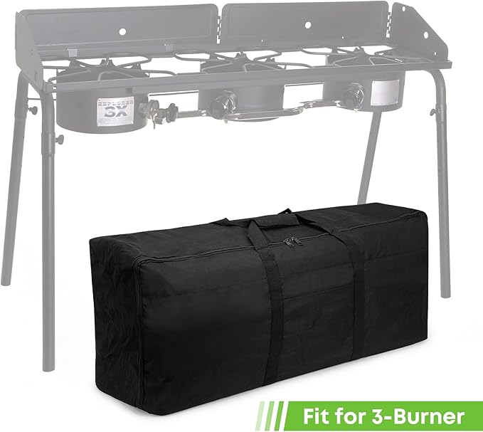 Stanbroil Carry Bag for Camp Chef 3 Burner Stoves and Other Camping Stoves, 40.5" x 17", Black