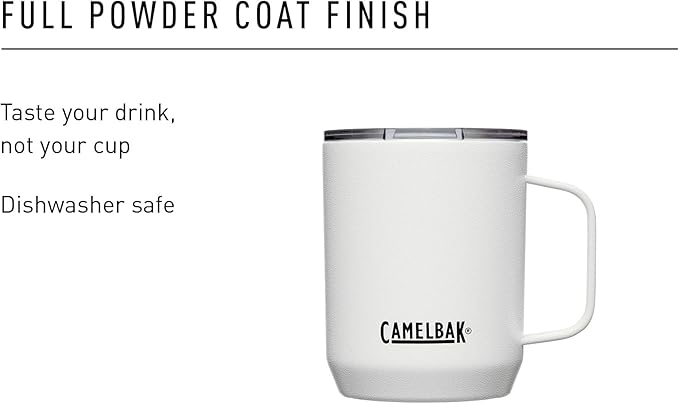 CamelBak Horizon 12oz Camp Mug - Insulated Stainless Steel - Tri-Mode Lid - Moss