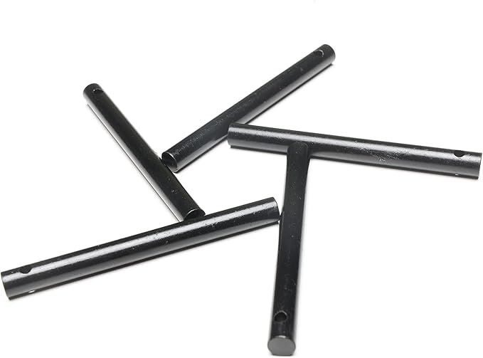 Heavy-Duty Classic 4 Inch Drilled Ferro Rods Flint and Steel Ferrocerium Rod with A Lanyard Hole for DIY Fire Starting Tools in Camping Emergency Hiking Fishing Bushcraft Survival