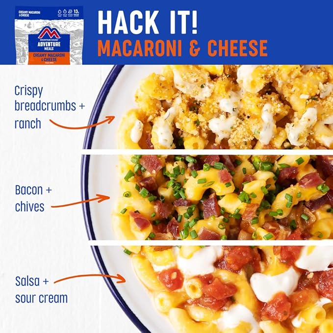 Mountain House Creamy Macaroni & Cheese | Freeze Dried Backpacking & Camping Food | 2 Servings (Pack of 2)