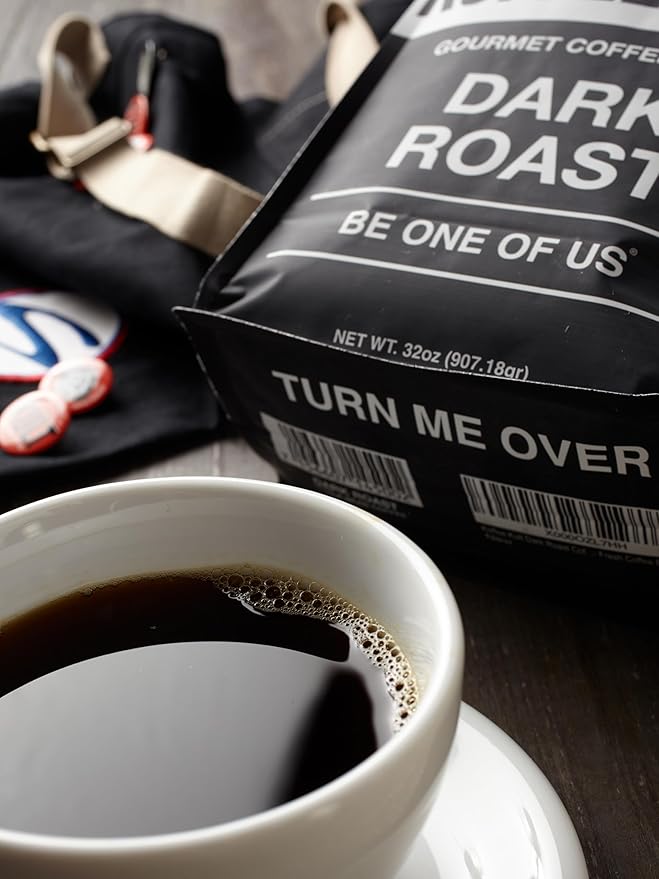 Koffee Kult Dark Roast Whole Bean Coffee 100% Arabica Coffee Beans Gourmet Artisan Blend with Chocolate & Cinnamon Notes 80oz Resealable Bag
