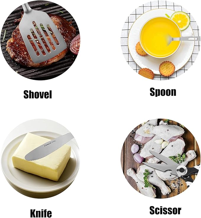 Camping Essentials Camping Accessories Gear Must Haves Camper Tent Camping Kitchen Rv Cooking Set Camping Cooking Utensils Set Supplies Gadgets Outdoor Stove Portable Picnic Gifts BBQ Stuff