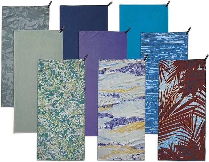 PackTowl Personal Ultralight Microfiber Camping and Travel Towel, Midnight, Hand
