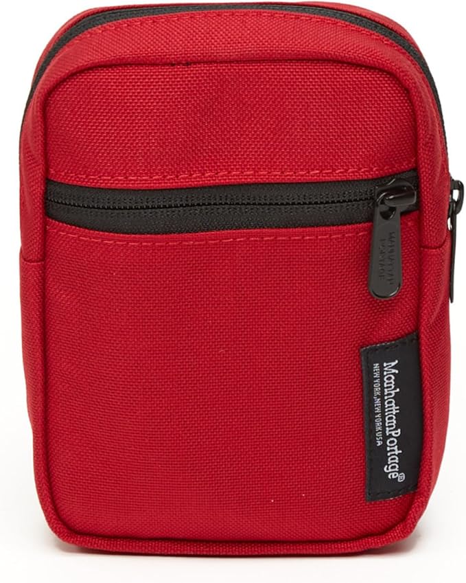 Manhattan Portage Trek Zipper Pouch - Stylish And Functional Travel Organizer 1000D Cordura And Water Resistant (Red)