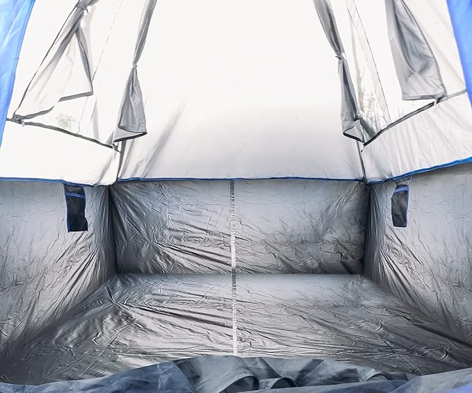 Hasika Truck Bed Tent for Camping 5-6.5 Foot with Floor Waterproof Double Layer Full Size Truck Short/Regular Bed