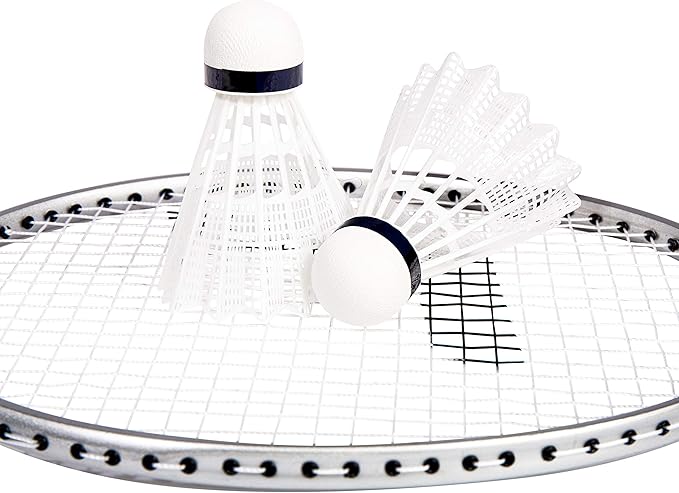 Franklin Sports Badminton Racket + Birdie Set - 2 Player 4 Player