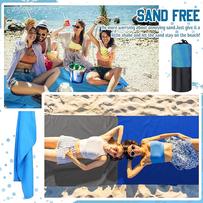 Mixweer Oversized Microfiber Beach Towel Bulk 30 x 60 Large Microfiber Travel Towel Lightweight Quick Dry Body Towel for Cruise Holiday Camping Backpacking Hiking Swimming Sport(Stylish Colors, 6 Pcs)