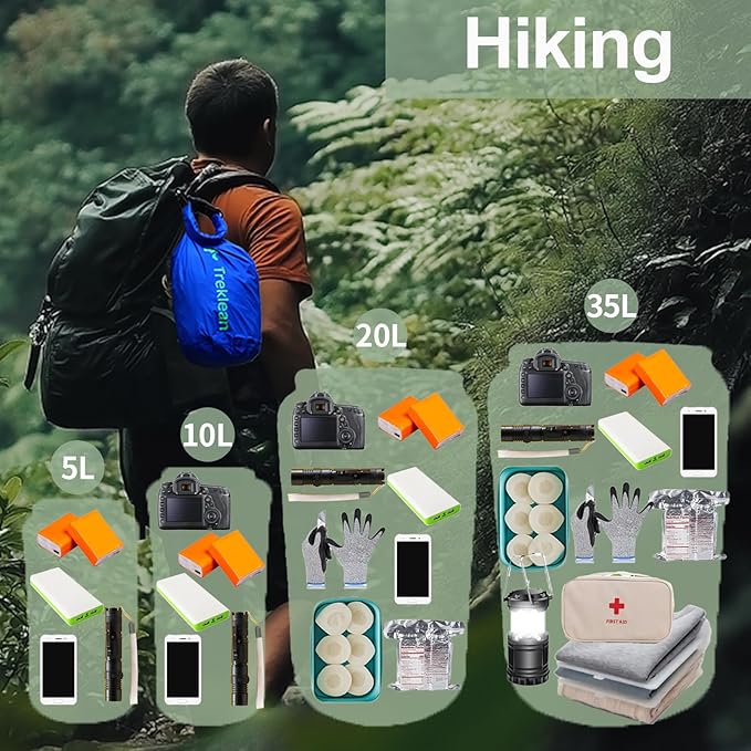 Dry Bag, Waterproof Floating and Lightweight Dry Bags, Roll Top Sack Keeps Gear Dry, for Kayaking, Rafting, Boating, Swimming, Camping, Hiking, Beach, Fishing outdoor