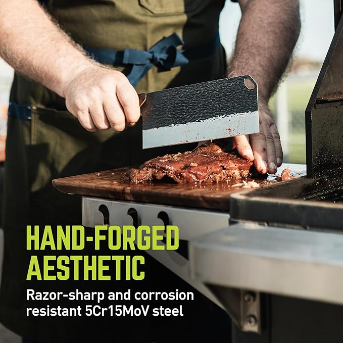 TRUE Primal Forge Outdoor Cutlery Set, Cleaver Knife