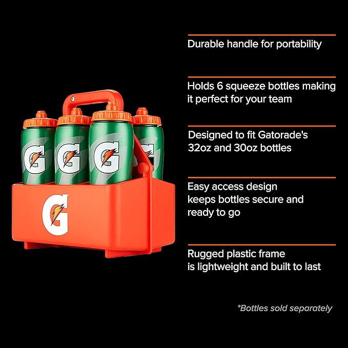 Gatorade 6ct Squeeze Bottle Carrier