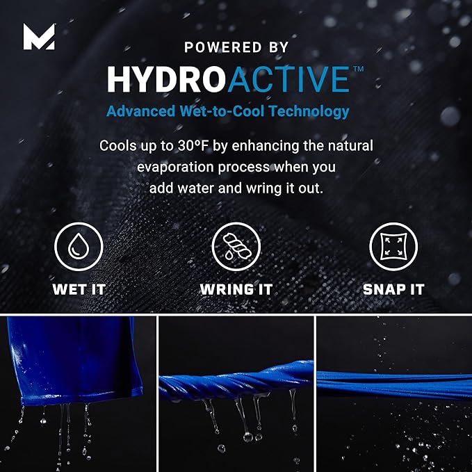 MISSION Original Cooling Towel, Brazil - Soft, Durable Microfiber - Cools Up to 2 Hours - UPF 50 Sun Protection - Machine Washable