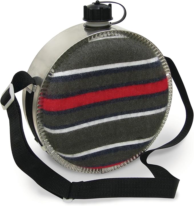 Stansport Blanket Canteen - 4 Quarts (290), Black