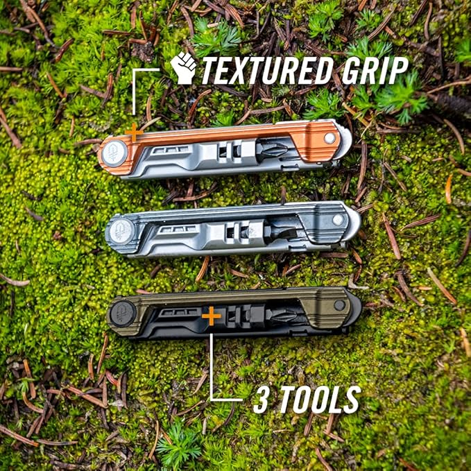Gerber Gear Armbar Slim Drive, Pocket Knife Multitool with Screwdriver, Onyx