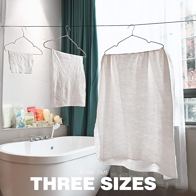 Compressed Towels Disposable Soft Durable Towels 100% Cotton for Home Bathroom Travel Camping (M-11.8''x 31.5''-1pack(10pcs))