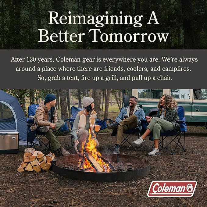 Coleman Outdoor Citronella Candle, Decorative Tin Candle for Patio, Backyard, Outdoor, Camping Candle, White Tin Candle with Cover, Up to 25 Hours Burn time, 11oz