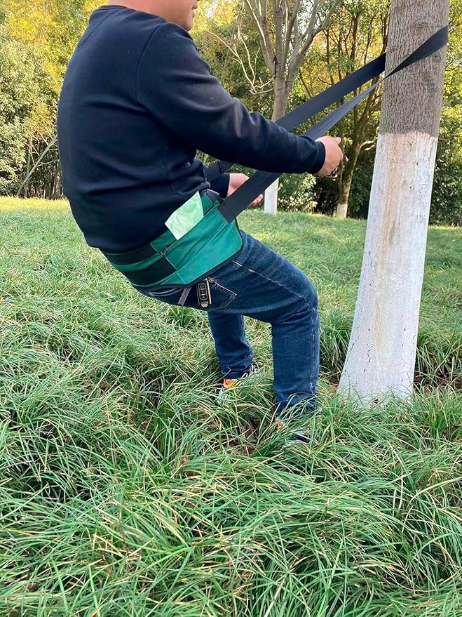 Crap Strap For Pooping In The Woods | Tree Swing Hanging Straps | Hands-Free Portable Toilet