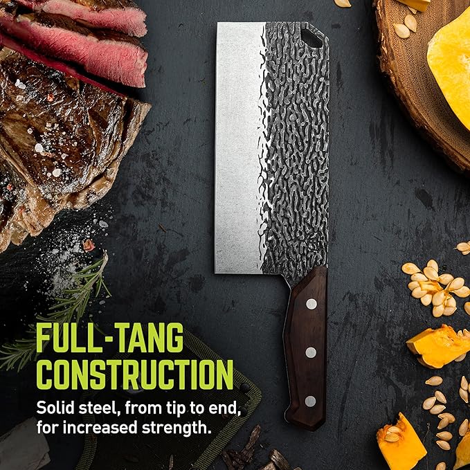 TRUE Primal Forge Outdoor Cutlery Set, Cleaver Knife