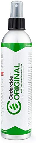 Cedarcide Original Bug Spray | Repel & Kill Fleas, Ticks, Mosquitoes, Mites, Ants & Chiggers | For use on People, Pets & Home | Natural Cedar Oil | Eco-Friendly | 8 Oz