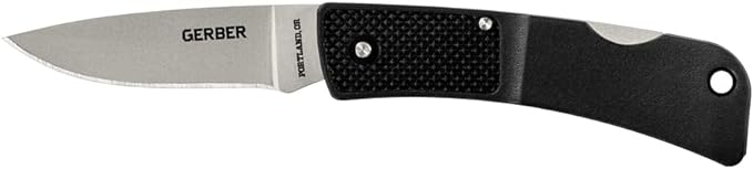 Gerber Gear LST Ultralight Pocket Knife - 2.63" Plain Edge Folding Knife - EDC Gear and Equipment - Black