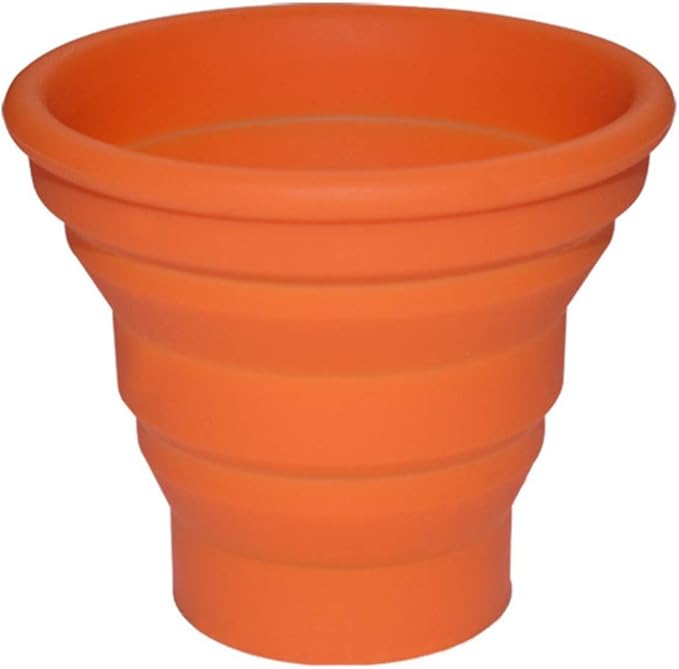 Silicone Collapsible Travel Cup for Outdoor Camping and Hiking (1 Pack) (Orange)