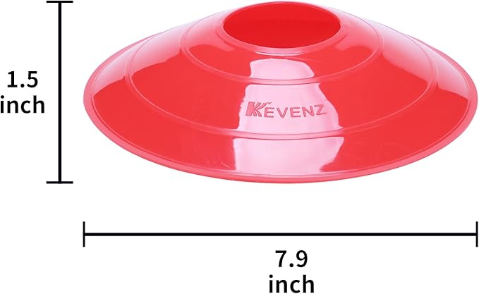 KEVENZ 50-Pack Soccer disc Cones