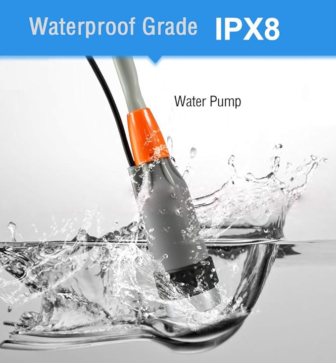 LUOOV [Upgraded] Portable Camping Shower,Compact Shower Pump with USB Rechargeable Battery, Handheld Outdoor Shower Head for Camping, Hiking, Traveling,w/3.7V Pump, 6-Ft Hose,Bidet Head