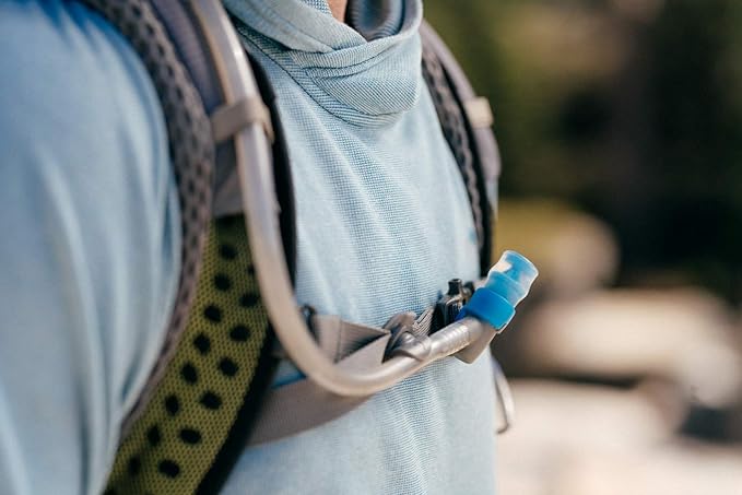 HydraPak Shape-Shift (for 2L or 3L Hydration Packs) Low-Profile Water Bladder/Reservoir for Hydration Backpacks - High Flow Bite Valve, Leak Proof, Fully Reversible, and Dishwasher Safe