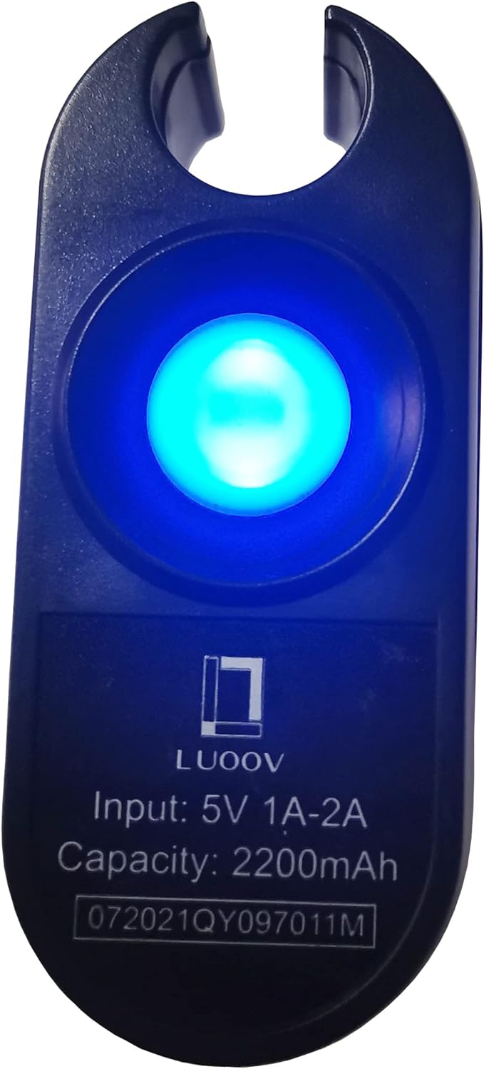 LUOOV [Upgraded] Portable Camping Shower,Compact Shower Pump with USB Rechargeable Battery, Handheld Outdoor Shower Head for Camping, Hiking, Traveling,w/3.7V Pump, 6-Ft Hose,Bidet Head