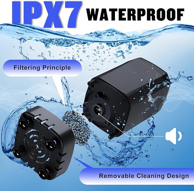 Portable Shower for Camping, [Long-Lasting] Spopal 6000mAh Rechargeable Camping Shower with Intelligent LED Display, 4 Spray Modes, IPX7 Waterproof Outdoor Shower Kit for Hiking, Travel, Car, Pet