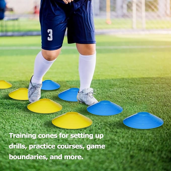 KEVENZ 50-Pack Soccer disc Cones