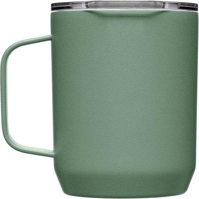 CamelBak Horizon 12oz Camp Mug - Insulated Stainless Steel - Tri-Mode Lid - Moss