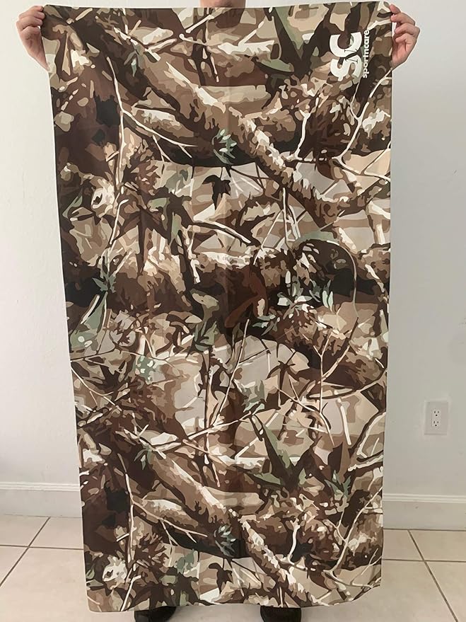 SPORT N CARE Microfiber Towel Quick Dry Towel .Ultra Absorbent Lightweight Compact Towels Great for All Outdoor Activities Sands Free, Camping, Swimming, Backpacking, Size 32"x 60". Made in USA