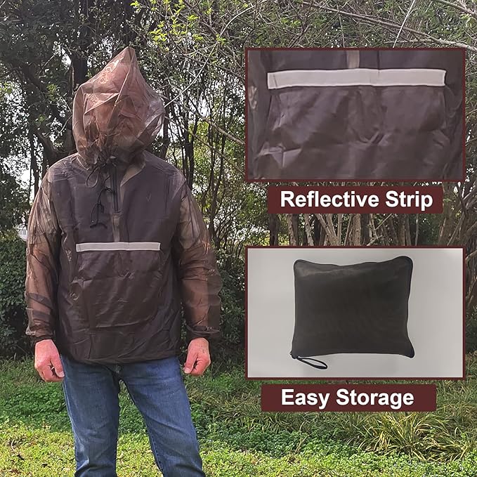 Aventik Mosquito Jacket Mosquito Pants Mosquito Suit No-See-Um Mesh, Super Light, Keep Safe Cool, UV Protection